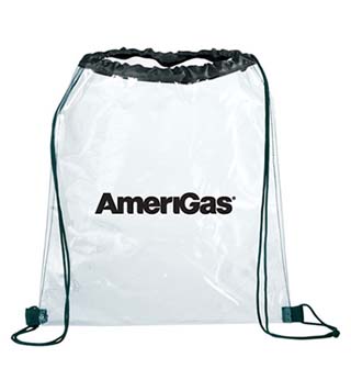 Clear Drawstring Bag