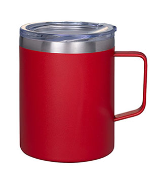 12 Oz. Insulated Stainless Steel Mug  - Red