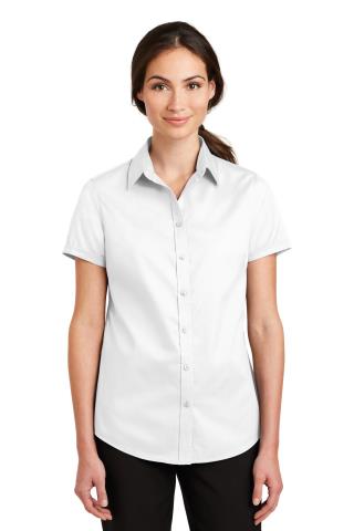 Ladies' Short Sleeve SuperPro Twill Shirt