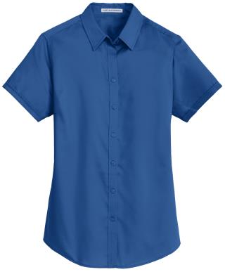 L664 - Ladies' Short Sleeve SuperPro Twill Shirt
