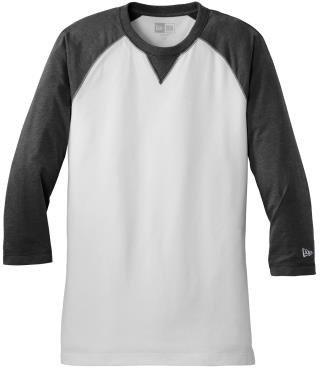 NEA121 - Sueded Cotton 3/4-Raglan Tee